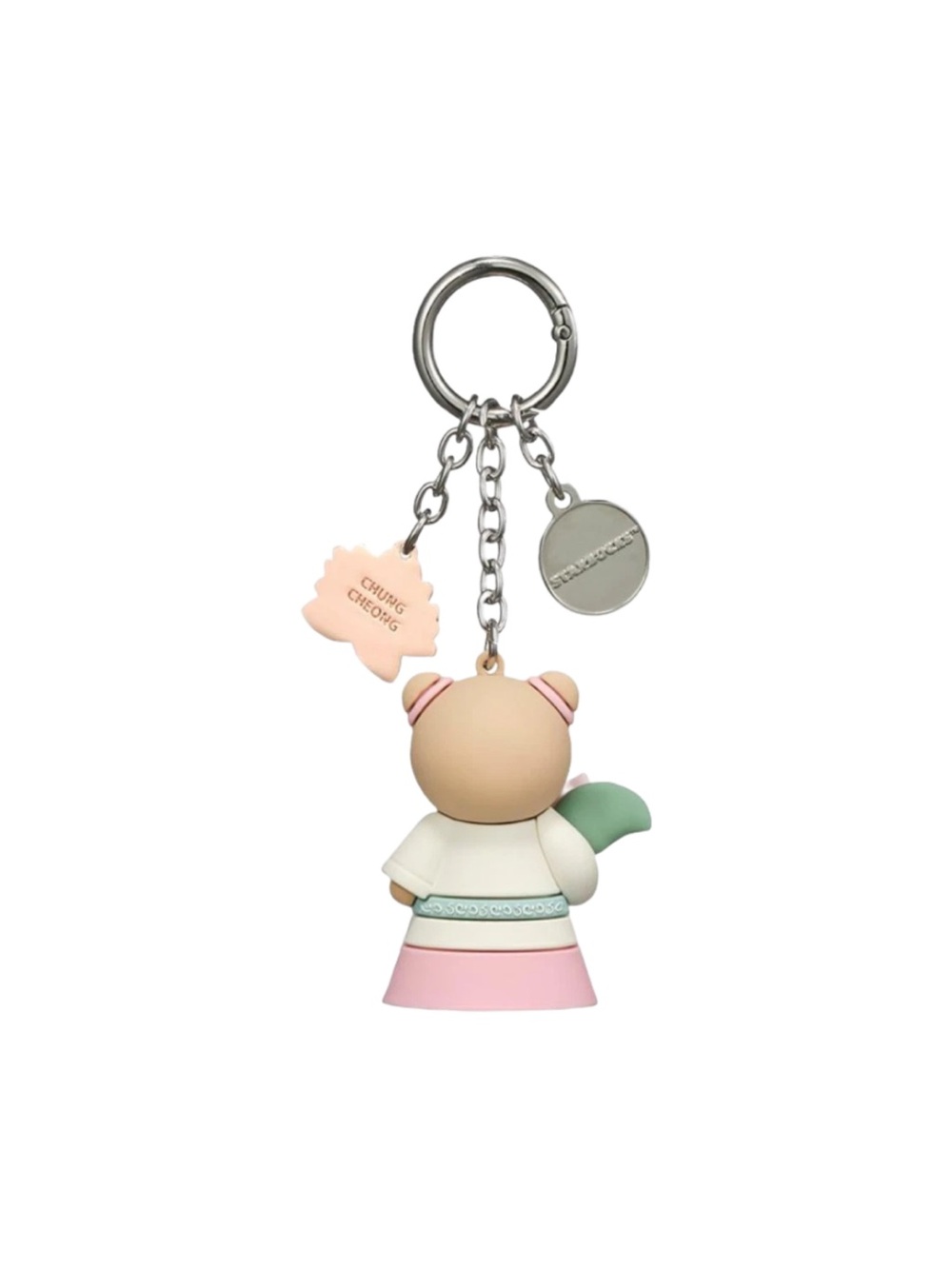 Starbucks Bear Charm Keychain Korean Regional Collection Chungcheong Hanbok - Picture 2 of 3